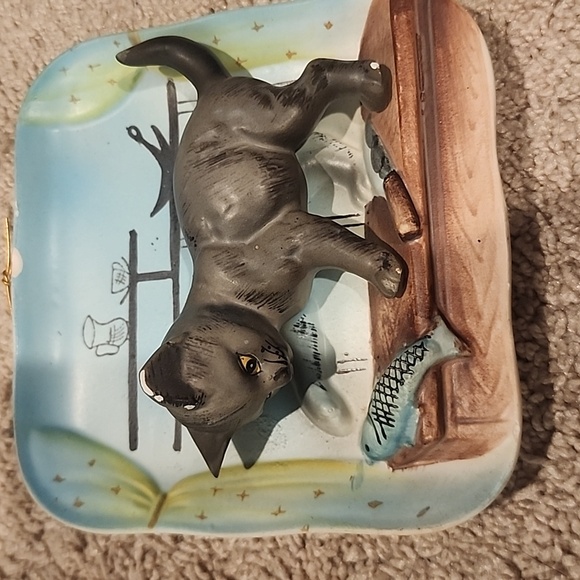 Vintage 1950's Wall Art. 3d Kittens At Play Brand Napco - Picture 4 of 14